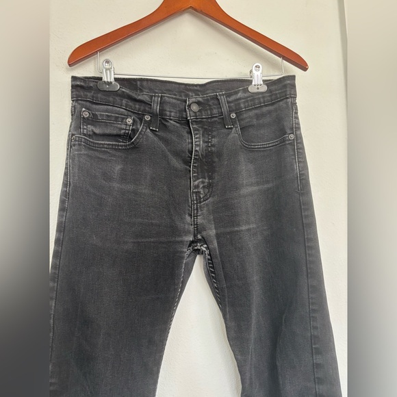 LEVIS BLACK MENS SKINNY JEANS SZ 32 X 32 - Picture 3 of 10